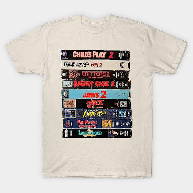 Favorite Movie Horror Retro Cassette T-Shirt by generasilawas